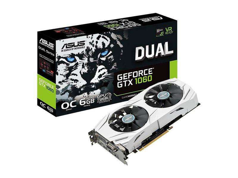 ASUS GeForce GTX 1060 Dual OC 6GB GDDR5