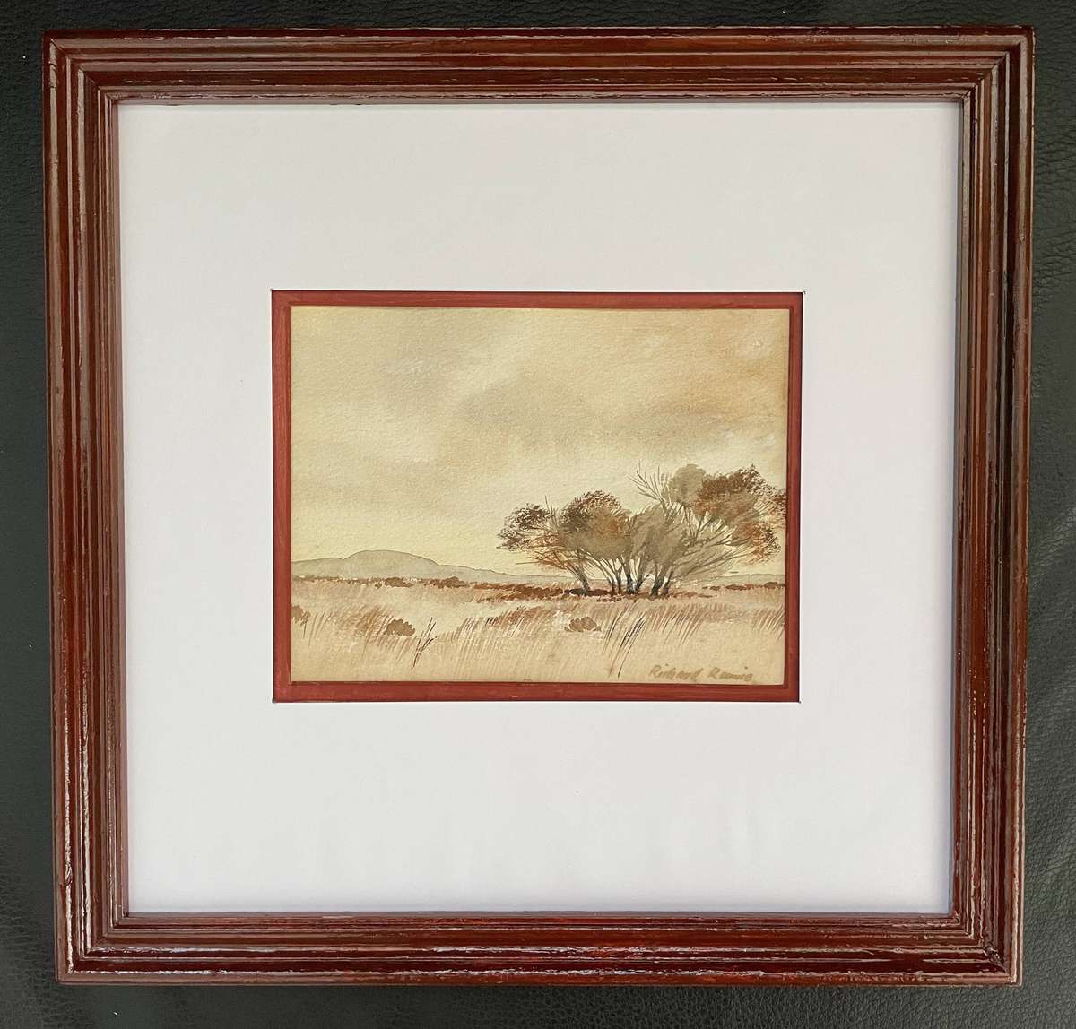 ORIGINAL RICHARD  RENNIE - WATER COLOUR - SIGNED