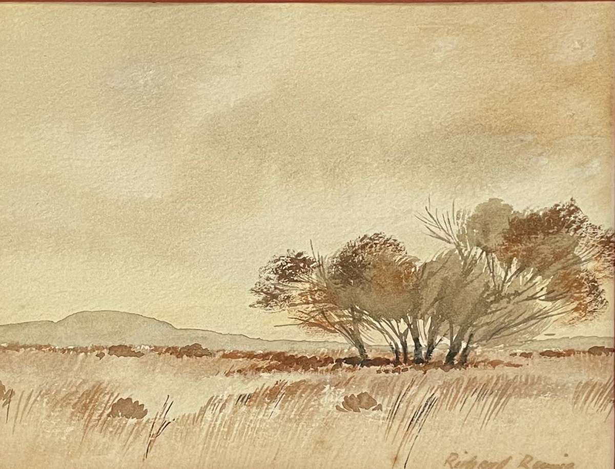 ORIGINAL RICHARD  RENNIE - WATER COLOUR - SIGNED