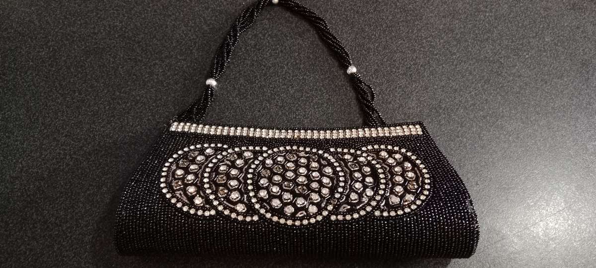 Beaded Clutch - Vintage style bag