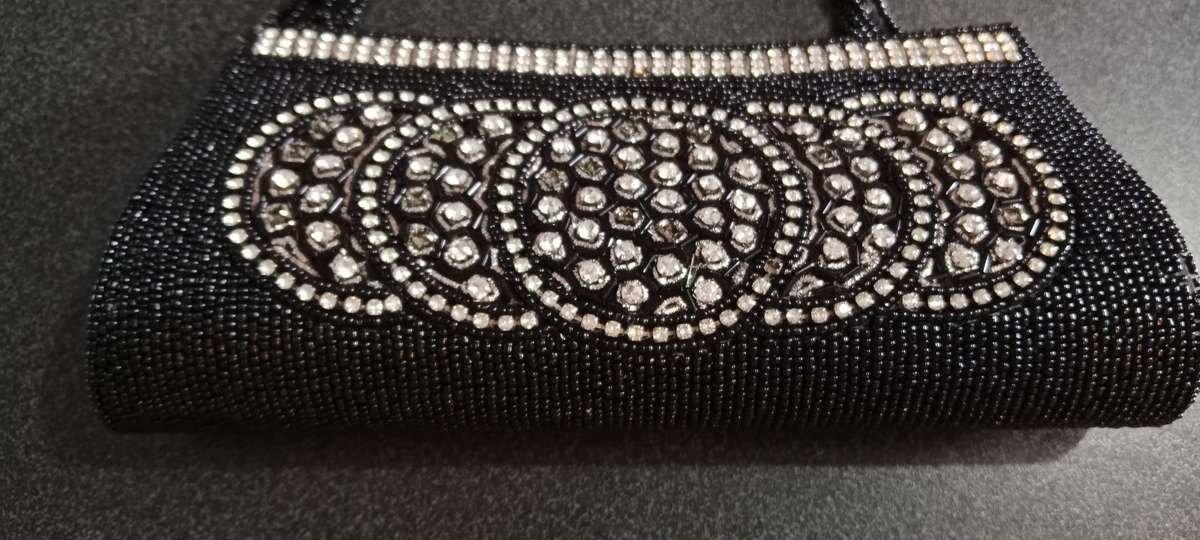 Beaded Clutch - Vintage style bag