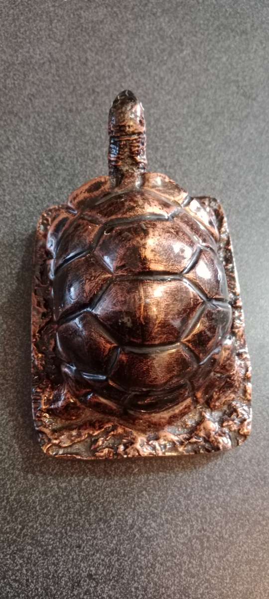 Vintage Tortious Sculpture from Seychelles