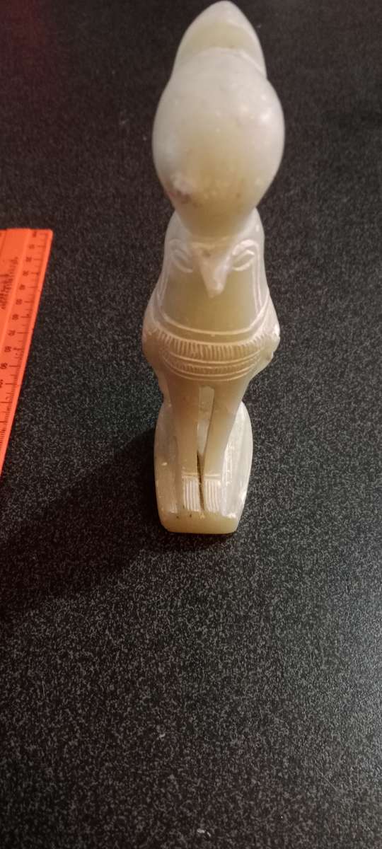 Vintages Egyptian god Falcon Bird Horus Figurine