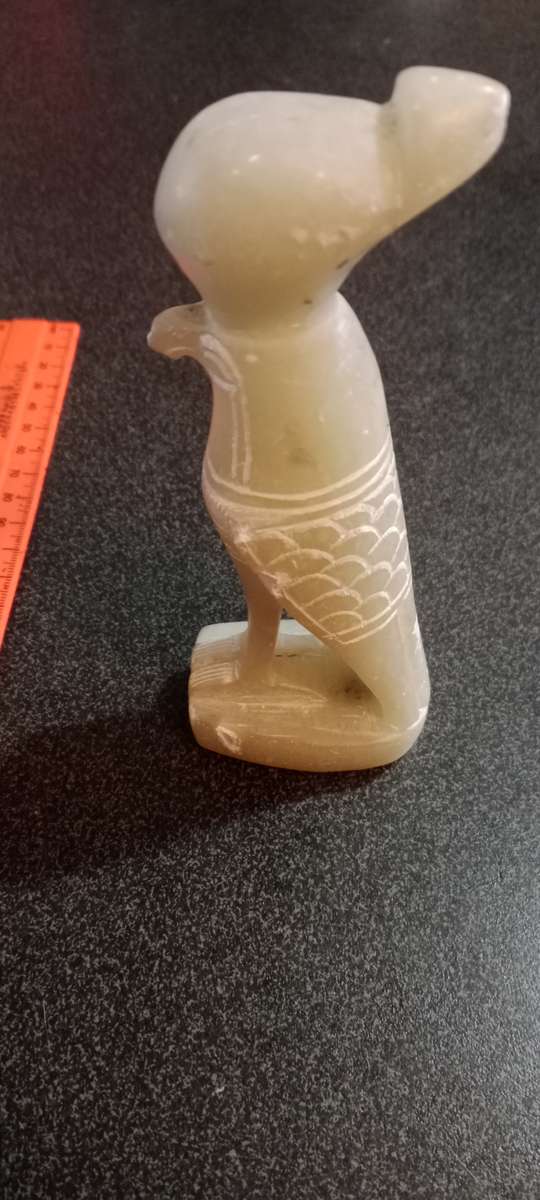 Vintages Egyptian god Falcon Bird Horus Figurine