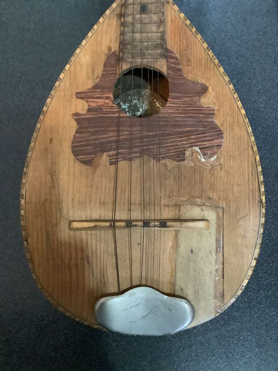 Splendid Antique/vintage Acoustic 8 String Mandolin  1950s Art Deco