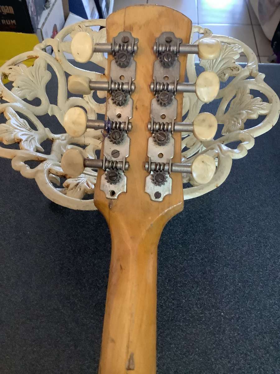 Splendid Antique/vintage Acoustic 8 String Mandolin  1950s Art Deco