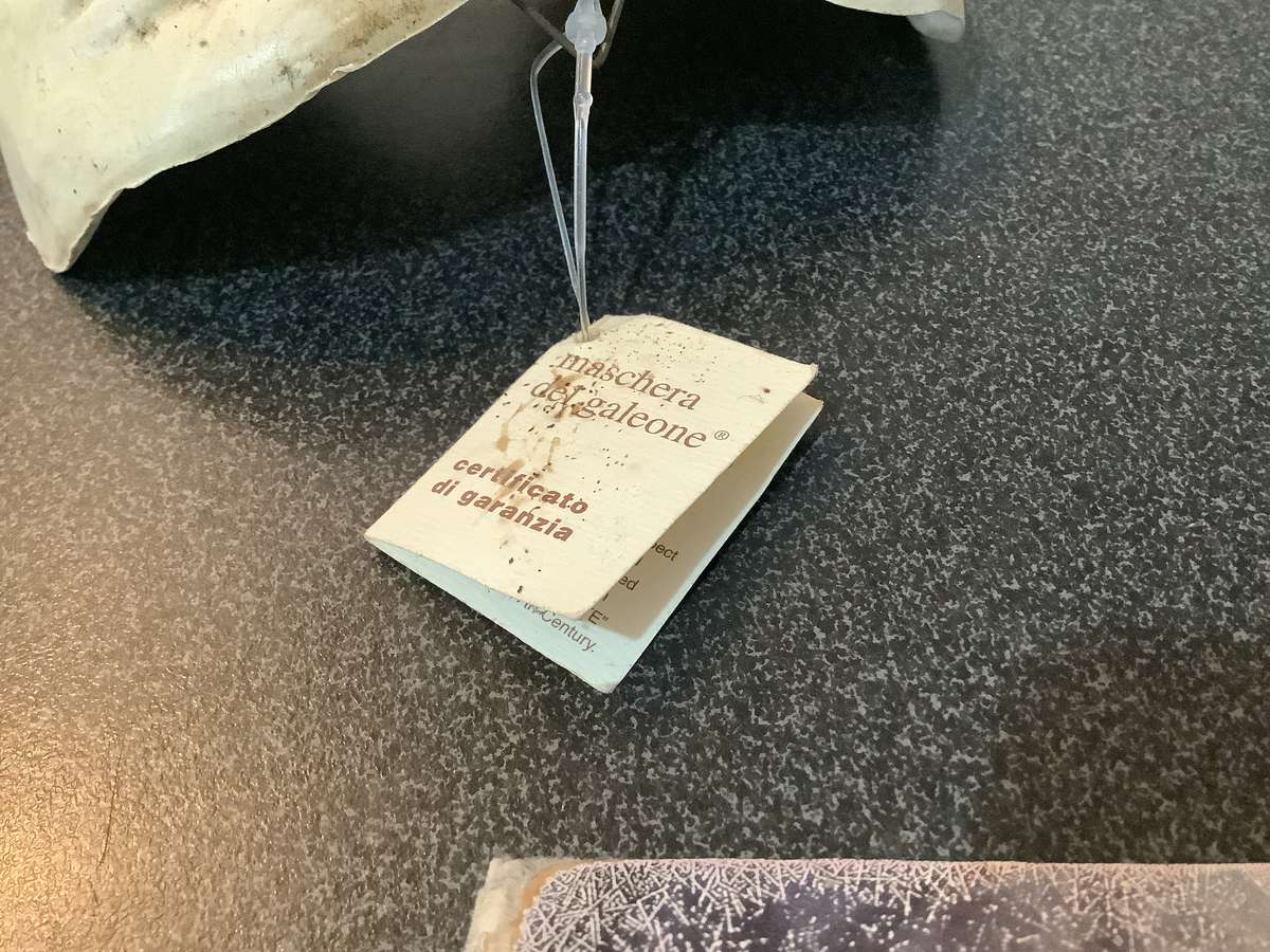 VINTAGE FATTO A VENEZIA THREE FACED MASK