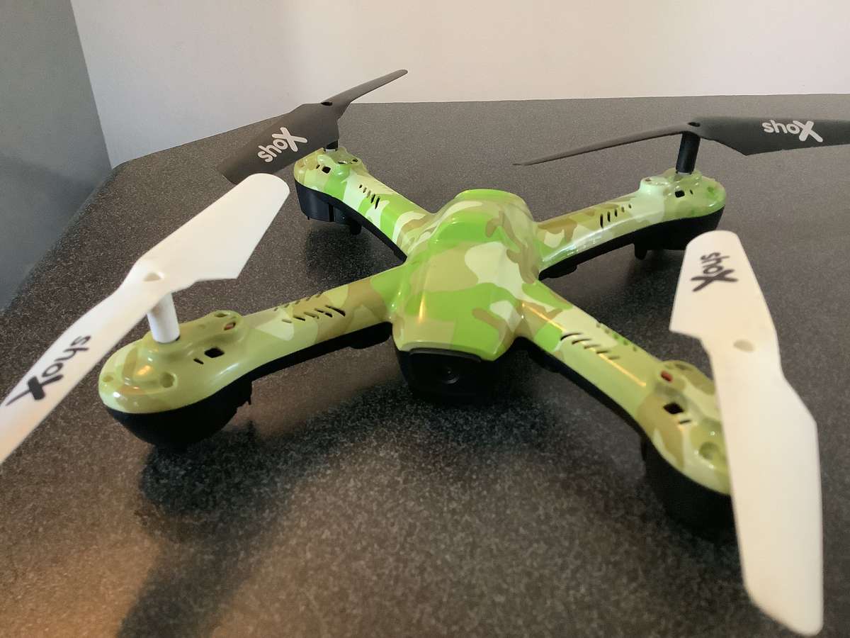 tevo shox raptor drone graffiti