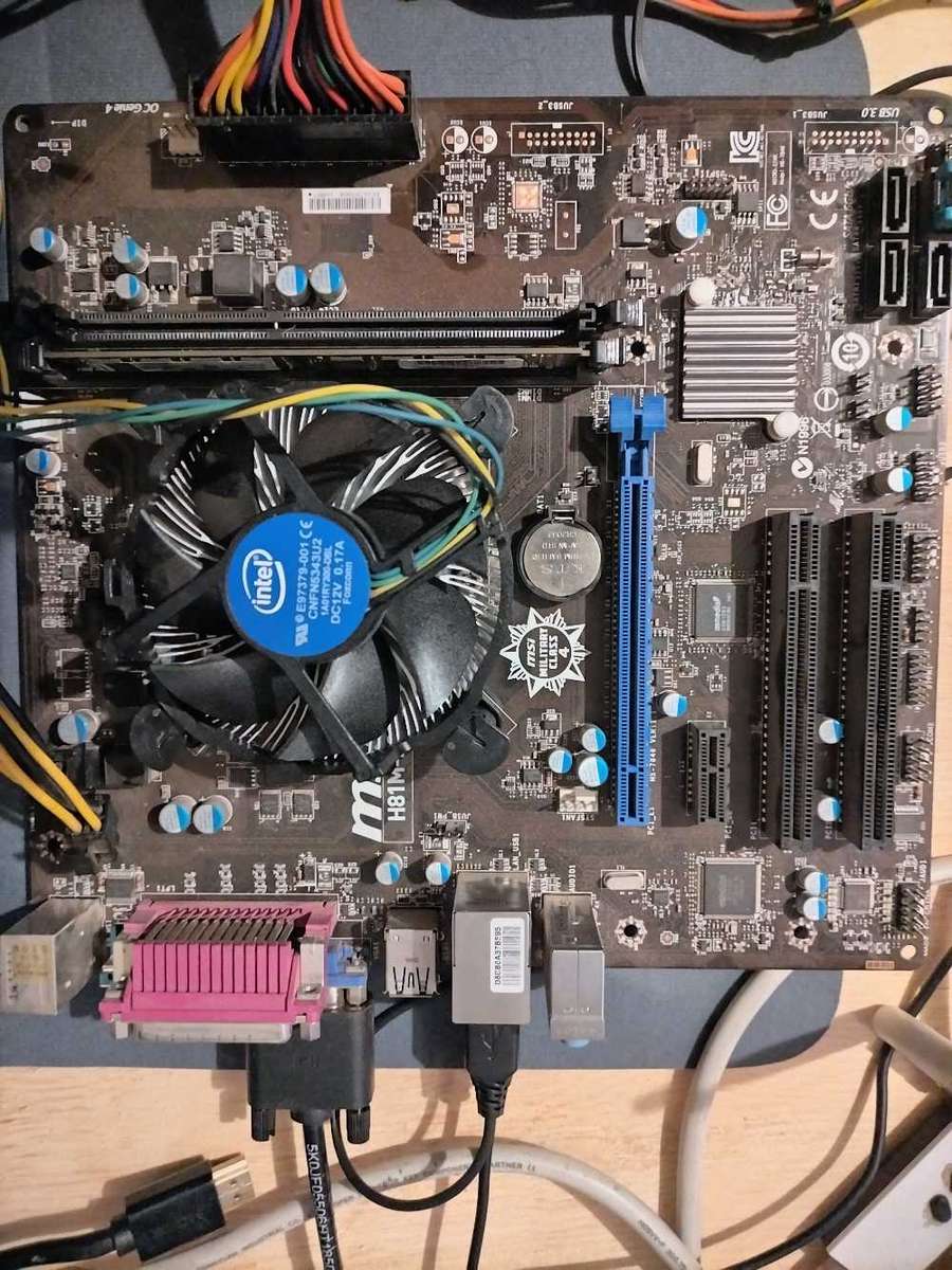 MSI H81, i5, 8gb ddr3 memory combo