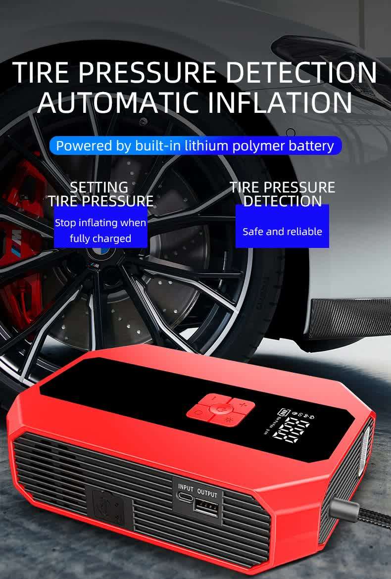 4-in-1 Jump Starter and Air Compressor