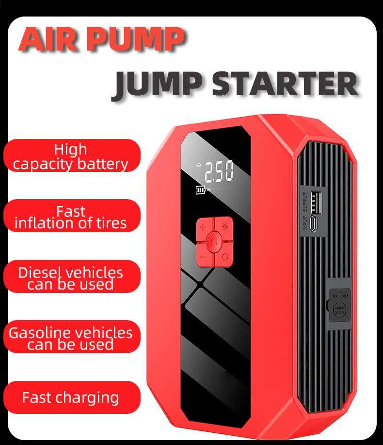 4-in-1 Jump Starter and Air Compressor