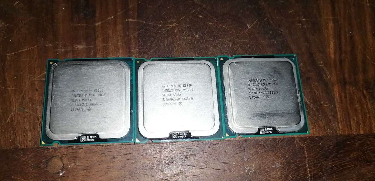 Core 2 duo cpu's
