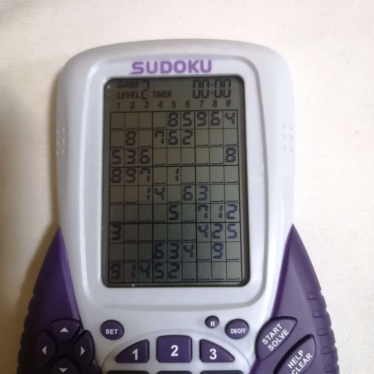 Sudoku Amazing Vintage Hand Held Electronic Game, Battery Operated- Unused Stock