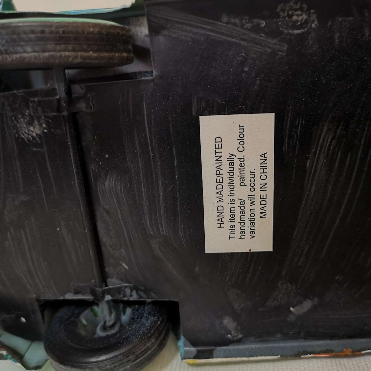 Volkswagen Surf Bus Handmade Metal Microbus- Vibrant Handpainted 30cm