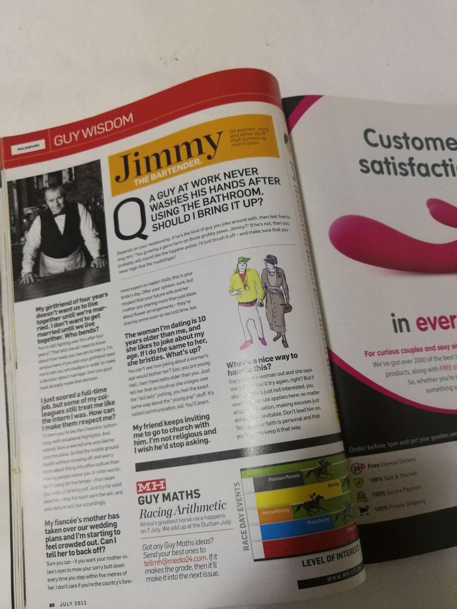 Men's Health "The Sex Issue" South Africa July 2012