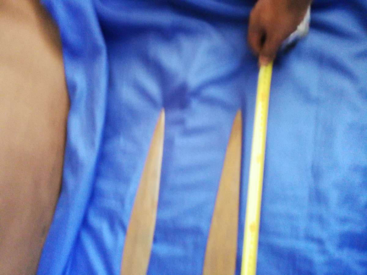 Zulu Spears, handmade. Was found. Sold as a set.