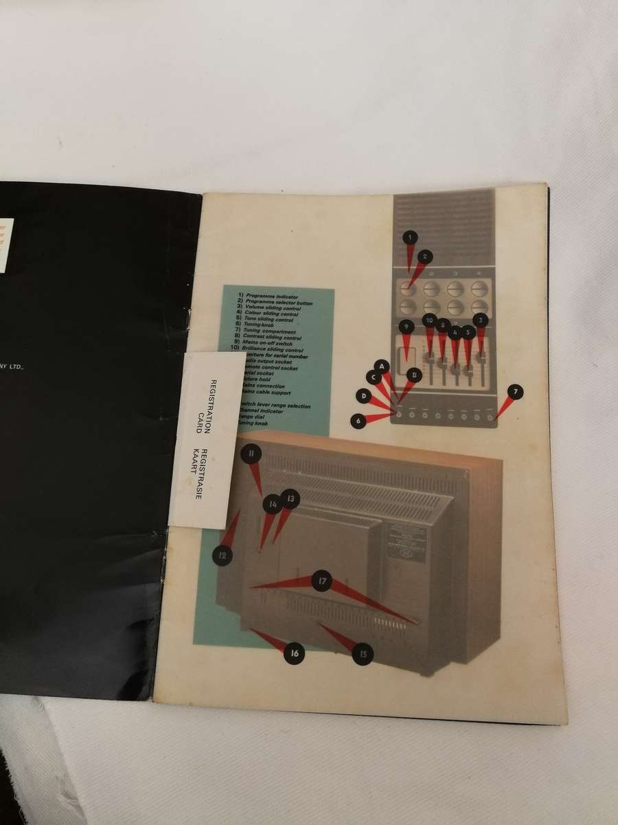 Vintage Telefunken Owners Manual- 70s