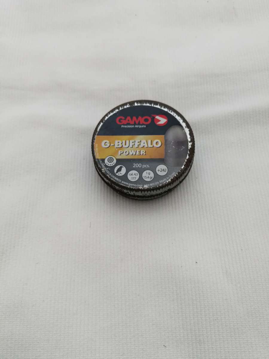 GAMO G-Buffalo Pellets  4.5mm Cal .177  (Pack of 200). Long Distance & High Penetration