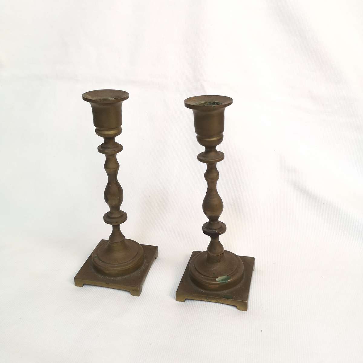 Antique candle stick holder- pair