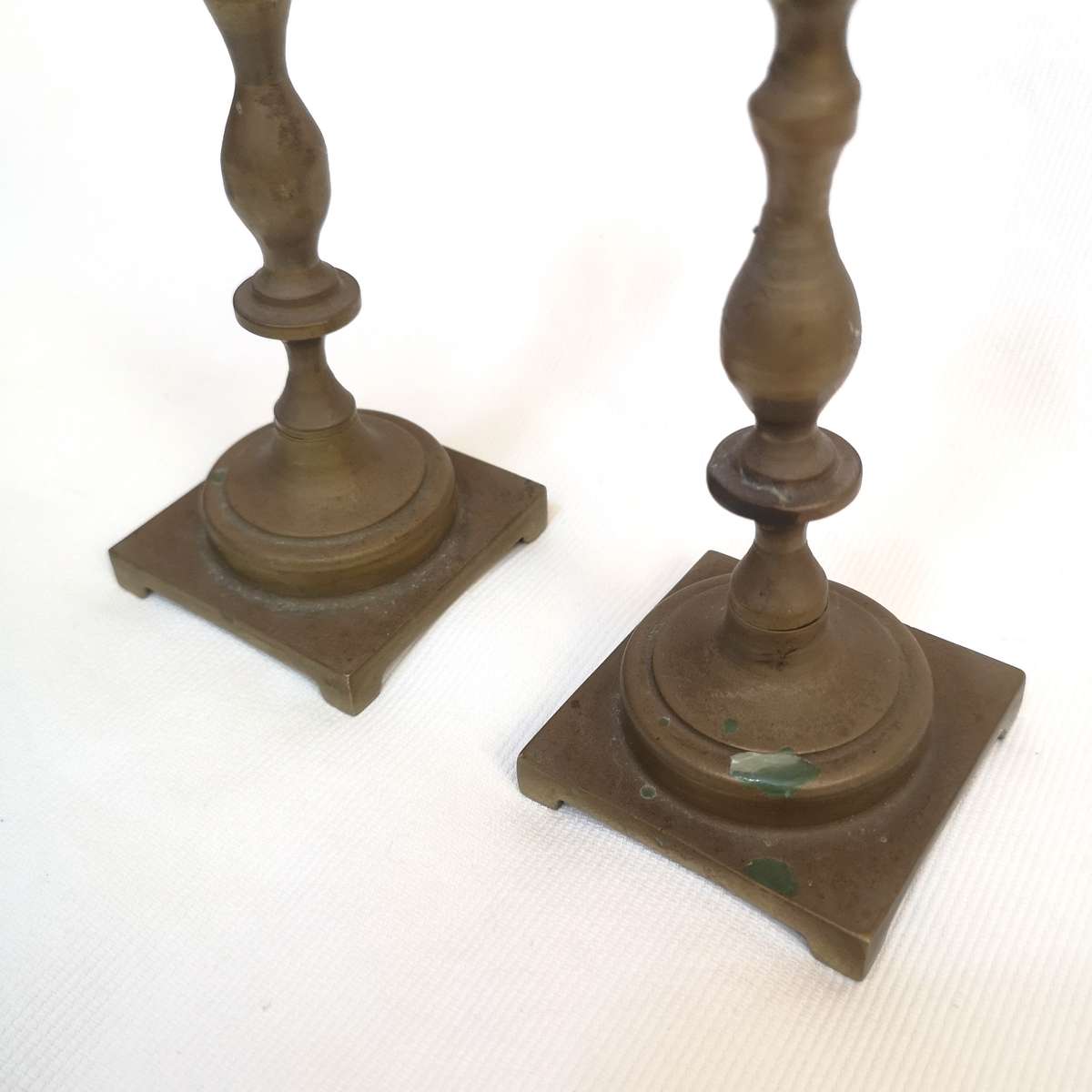 Antique candle stick holder- pair