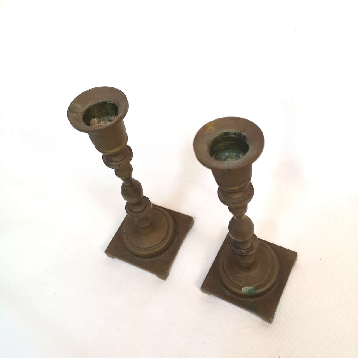 Antique candle stick holder- pair