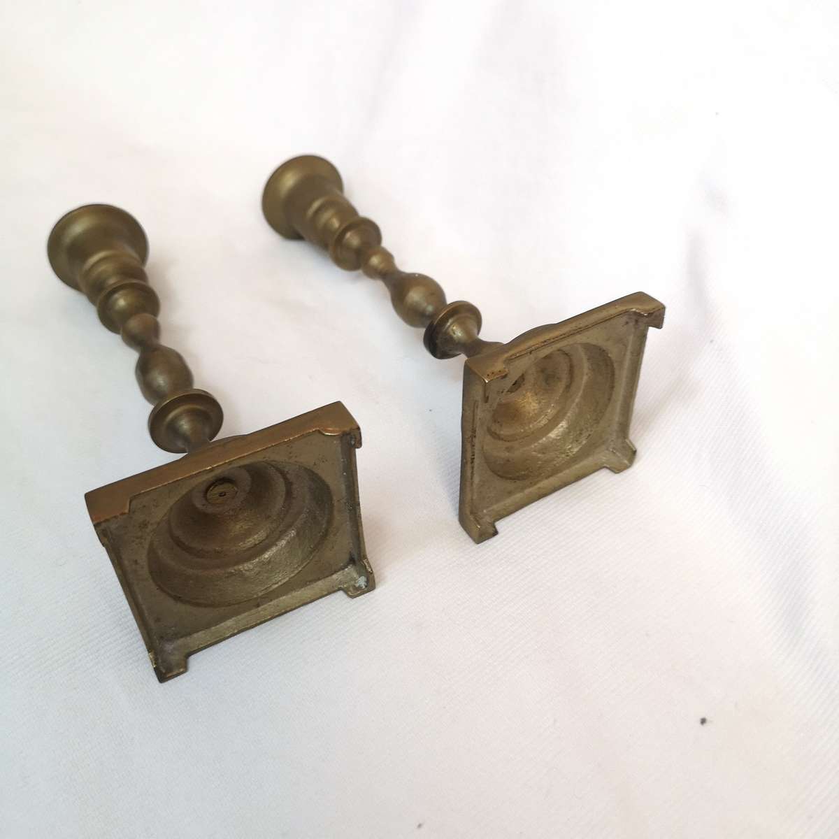 Antique candle stick holder- pair