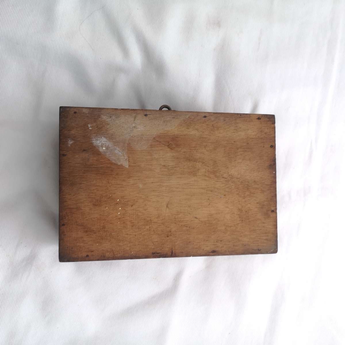 VINTAGE HAND MADE WOOD TOOL BOX- LOCKABLE