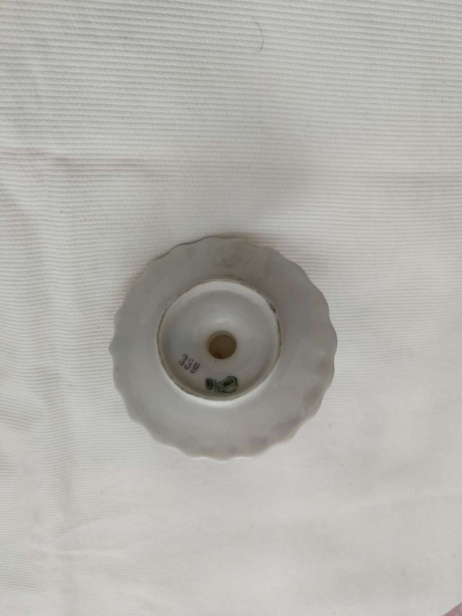 Vintage GEMMA Ceramic miniature candle holder- Fleet street & St Pauls