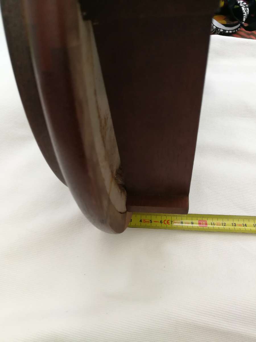 Vintage Pub Clock- Made in England- brass and Wood- Foster Callear LTD