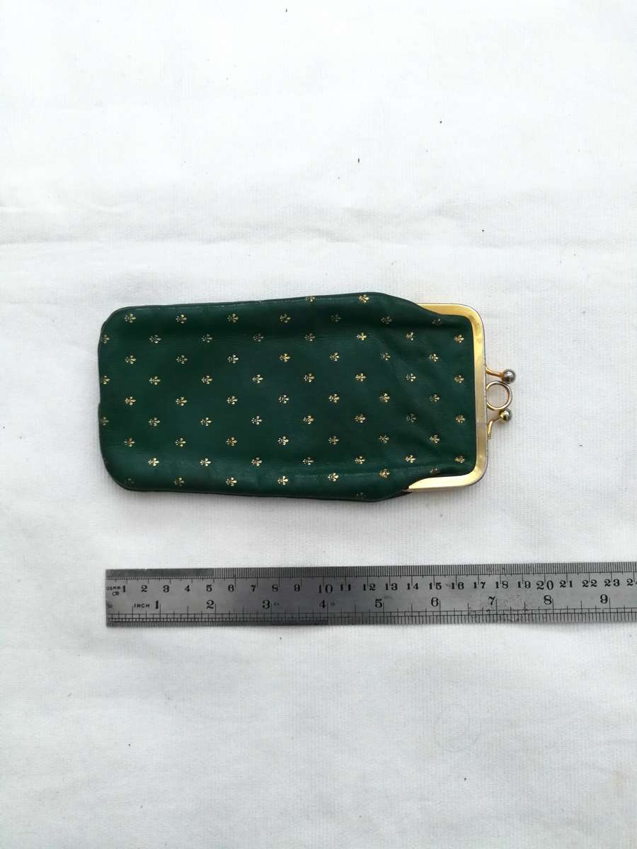 Leather Double Glasses Case- Vintage Made in Italy- IL Perseo