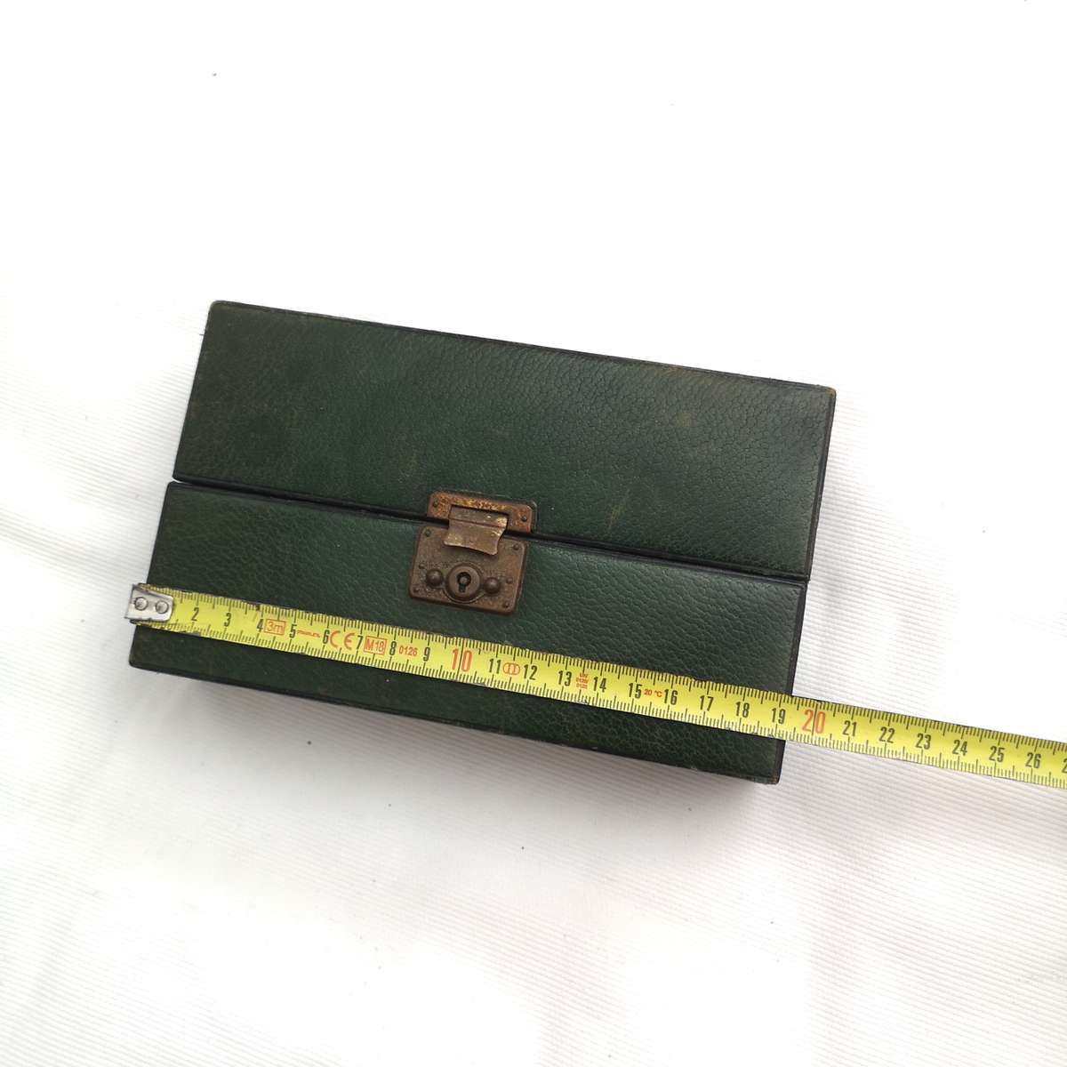 Vintage Travel Leather Jewellery Case