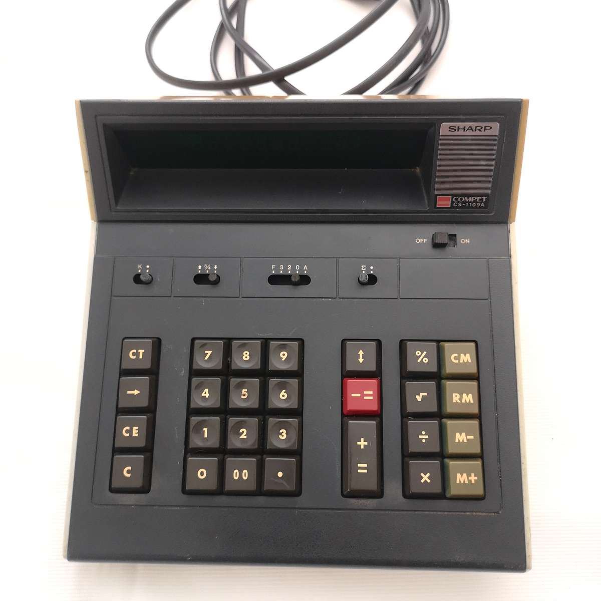 Vintage - SHARP Compet CS-1109A - Electronic Calculating Machine - late 1970s!