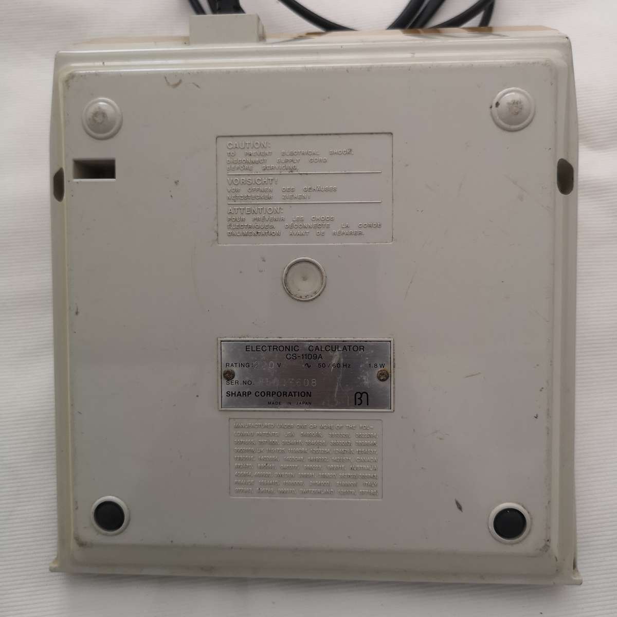 Vintage - SHARP Compet CS-1109A - Electronic Calculating Machine - late 1970s!