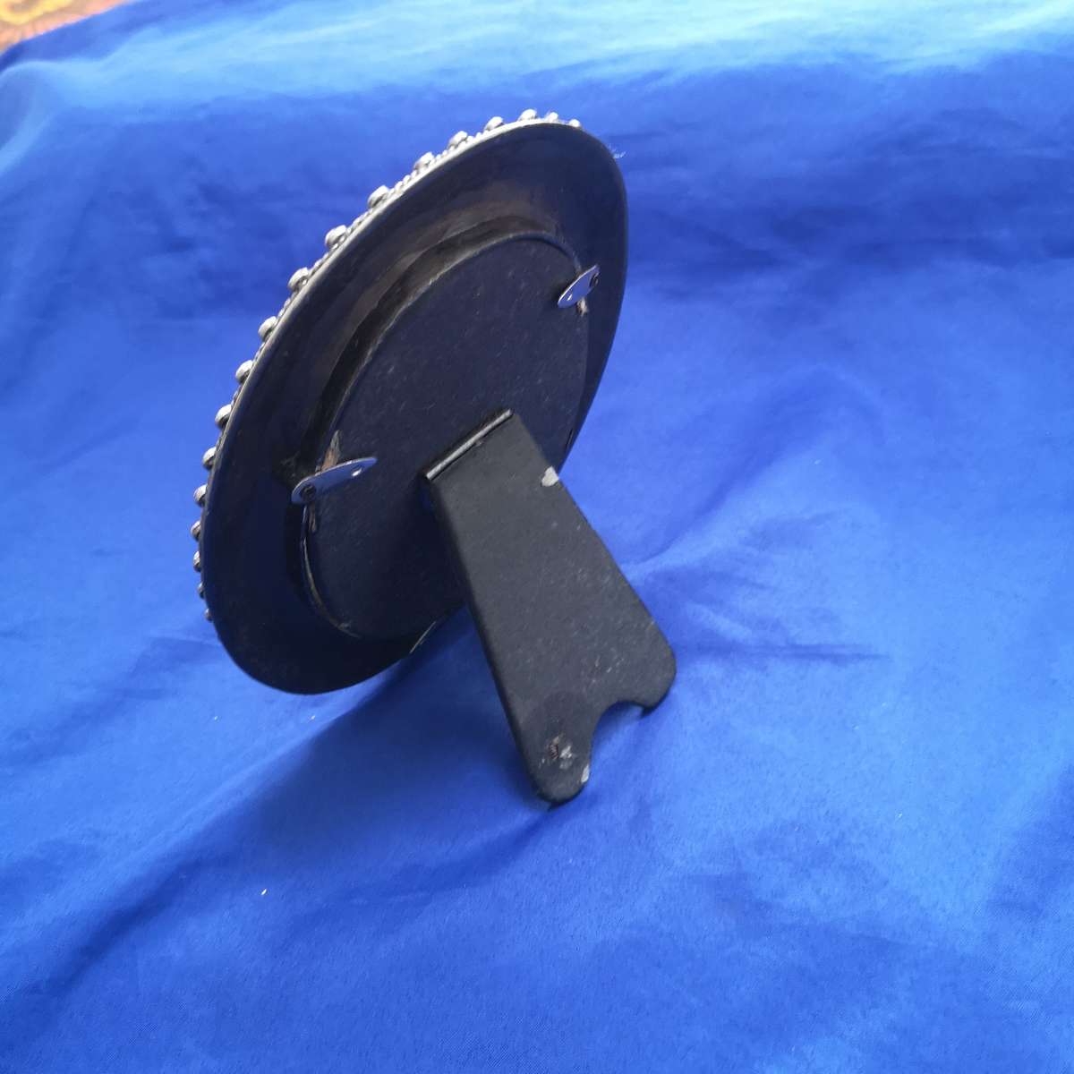 Ornate Oval Pewter Photo frame