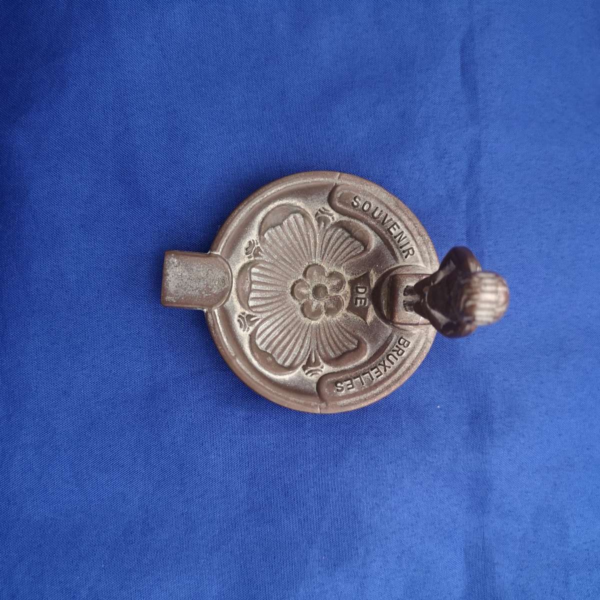 Vintage Brass Manneken Pis Bruxelles Ashtray Depose Souvenir Ashtray