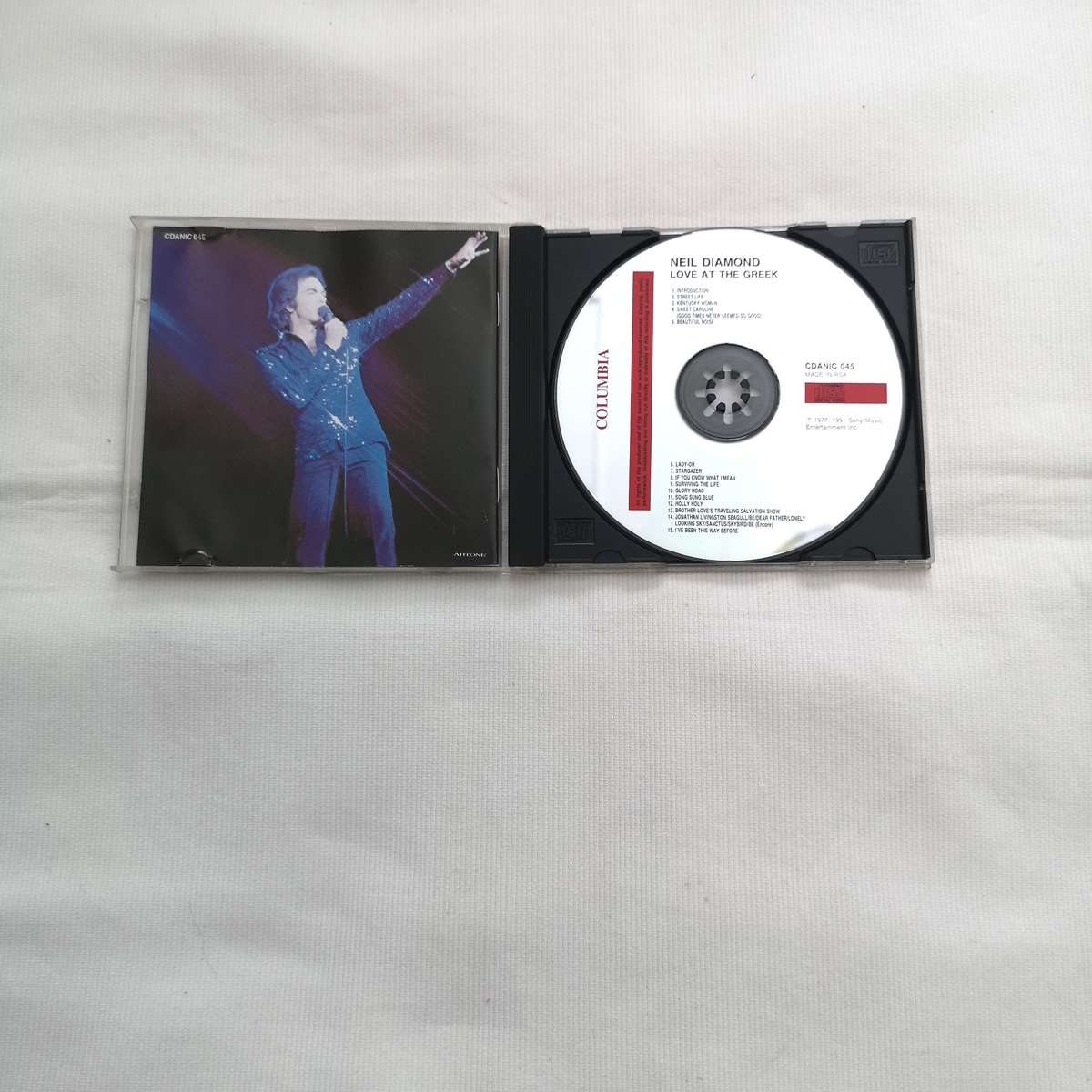 Neil Diamond CD - Love at the Greek Recorded Live at the Greek Theatre