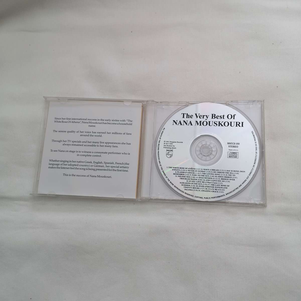 Nana Mouskouri (CD) The Very Best Of