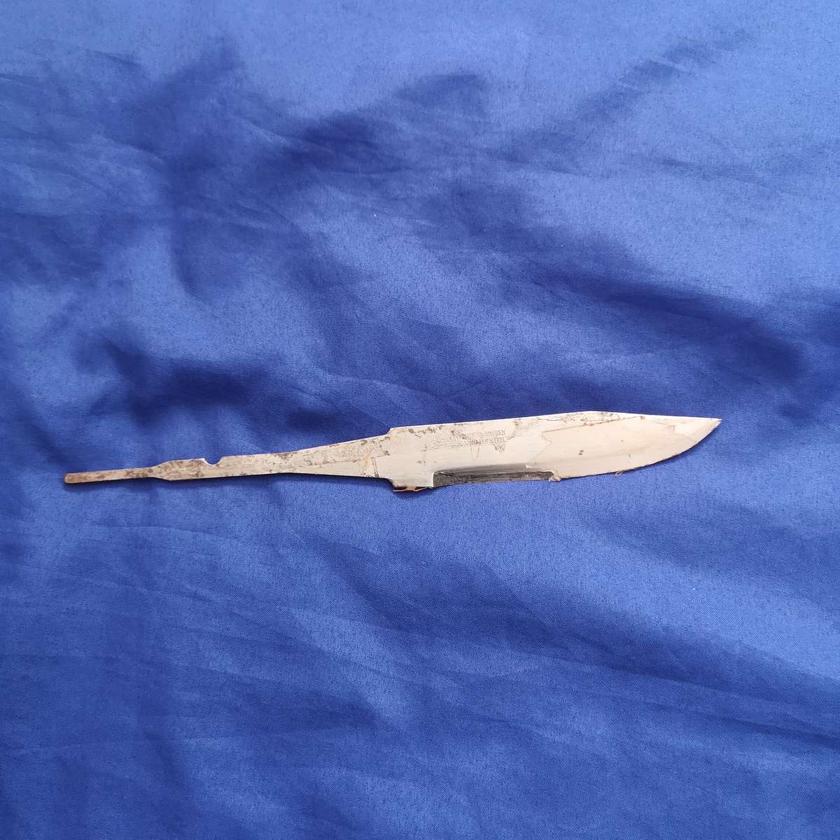 Frosts Sweden Vintage Laminated Steel Knife blade- Project