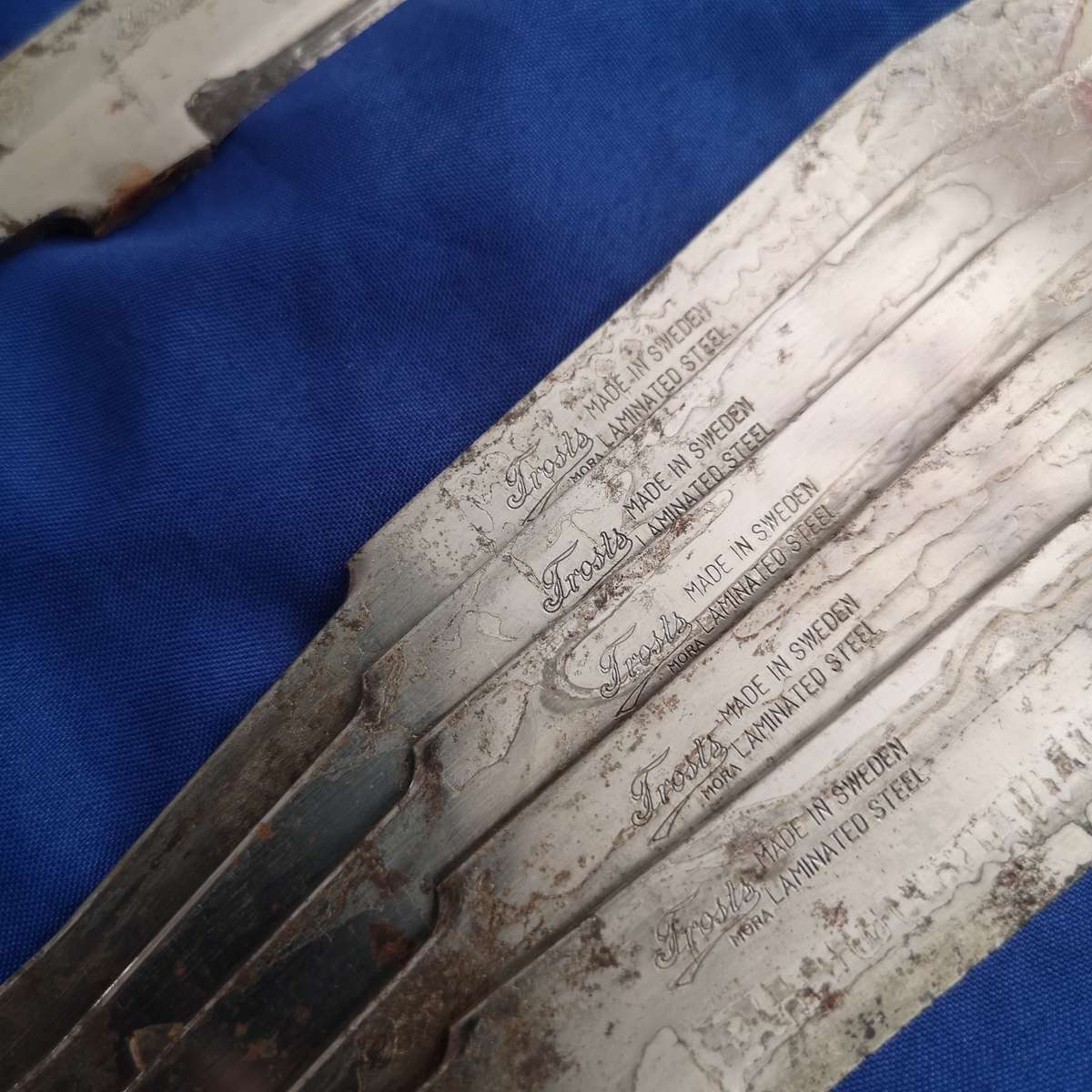 Frosts Sweden Vintage Laminated Steel Knife blade- Project