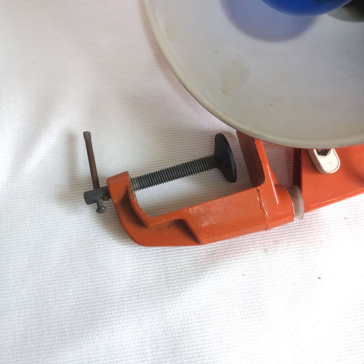 Vintage Desk light- "SUPERLITE" Bright Orange