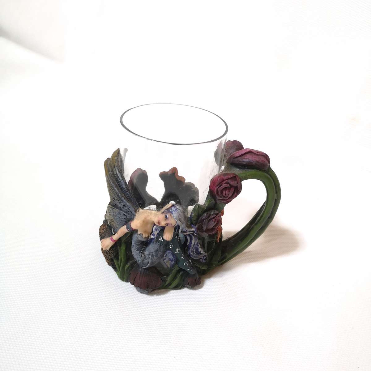 Fairy Glass Mug- Beautiful Piece
