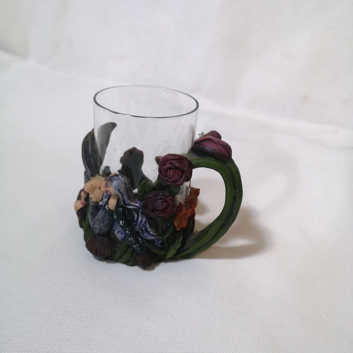 Fairy Glass Mug- Beautiful Piece