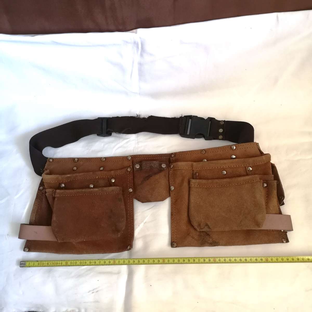Professional Strong Cowhide Leather Tool Belt/ Carpenters Apron