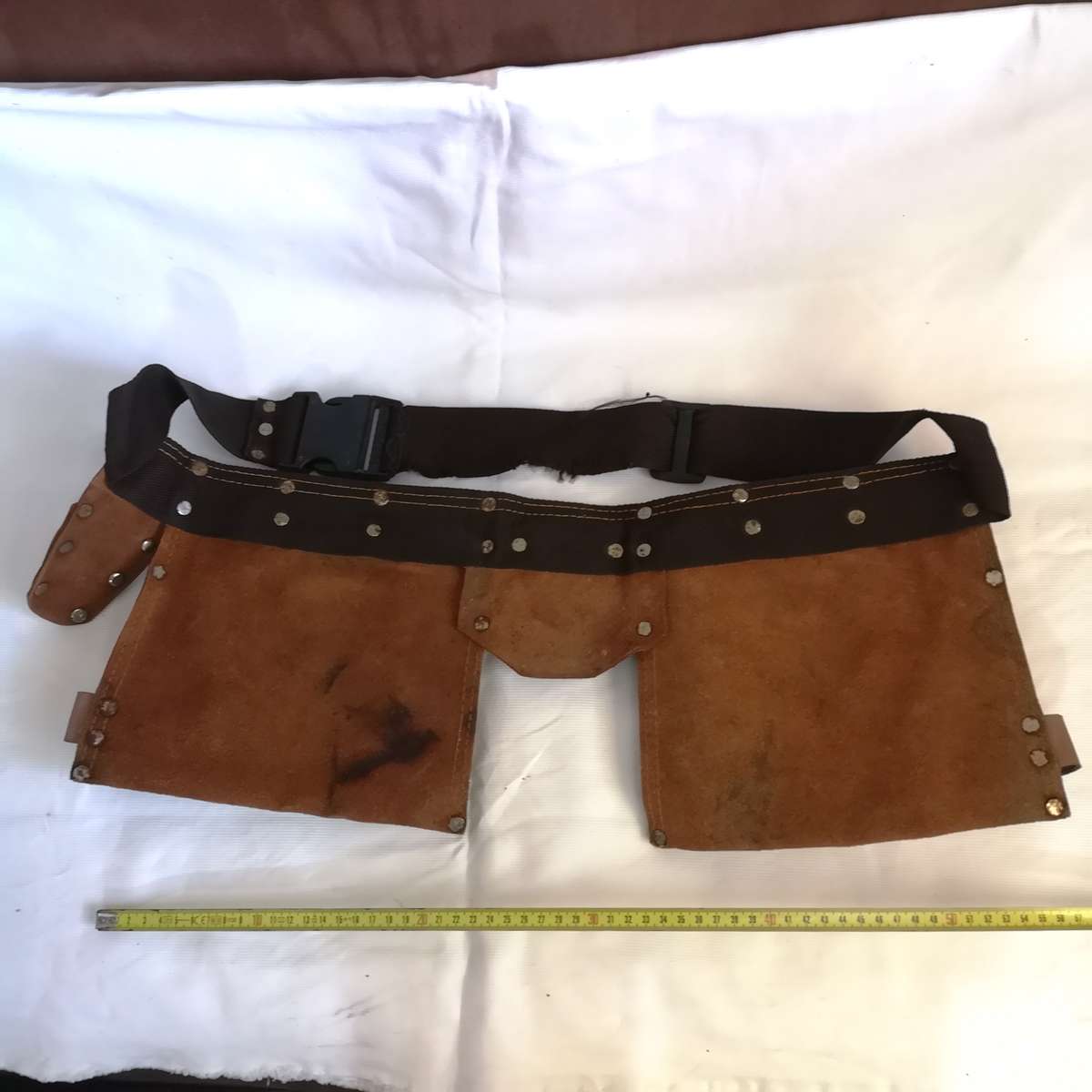 Professional Strong Cowhide Leather Tool Belt/ Carpenters Apron