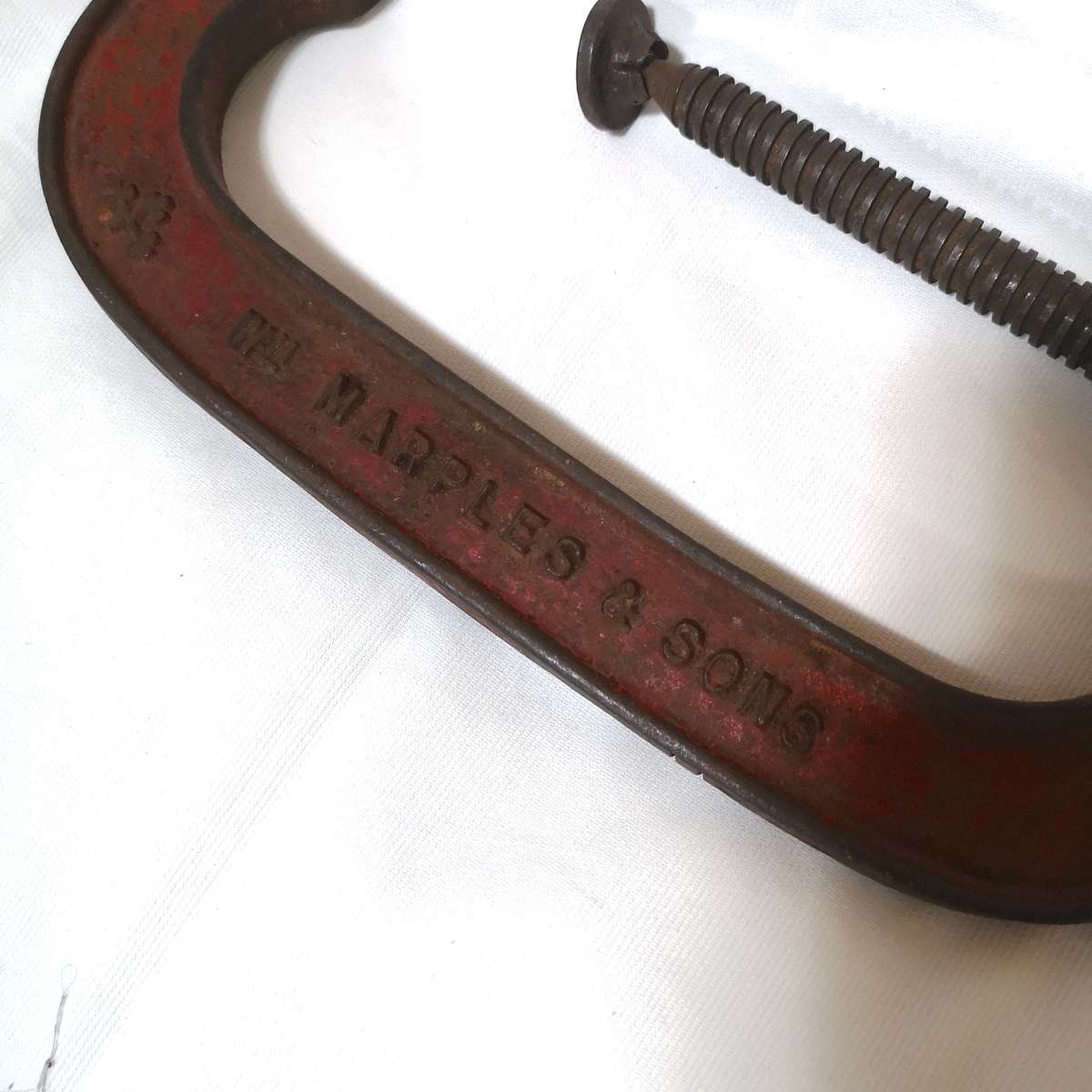 Marples Large 10'' Industrial G Clamp- Vintage
