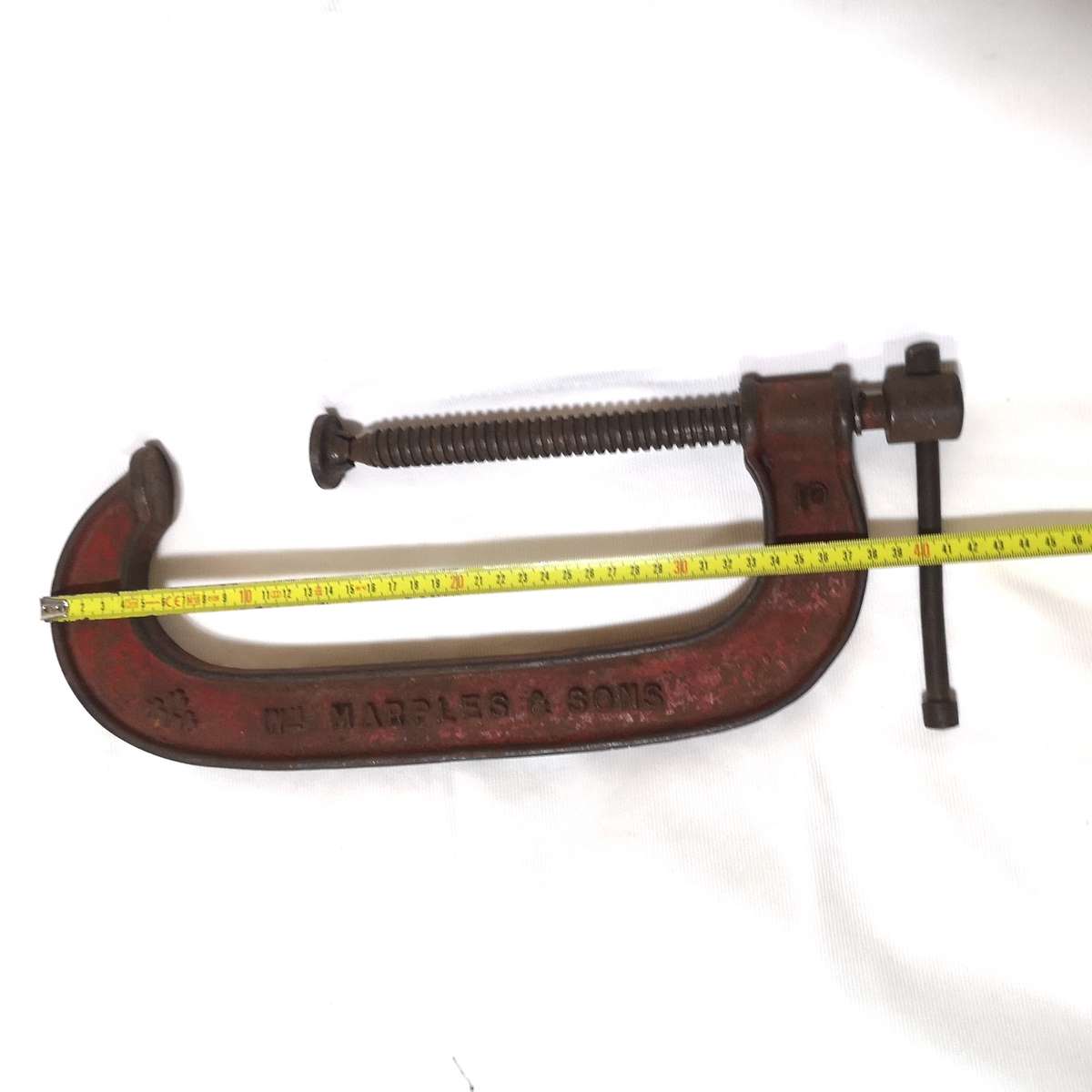 Marples Large 10'' Industrial G Clamp- Vintage