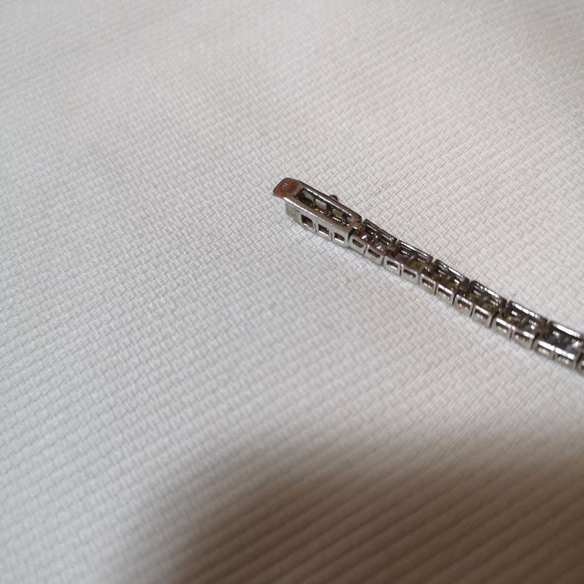 Channel Set Multi Coloured Tennis Bracelet- 925 Sterling Silver- Vintage