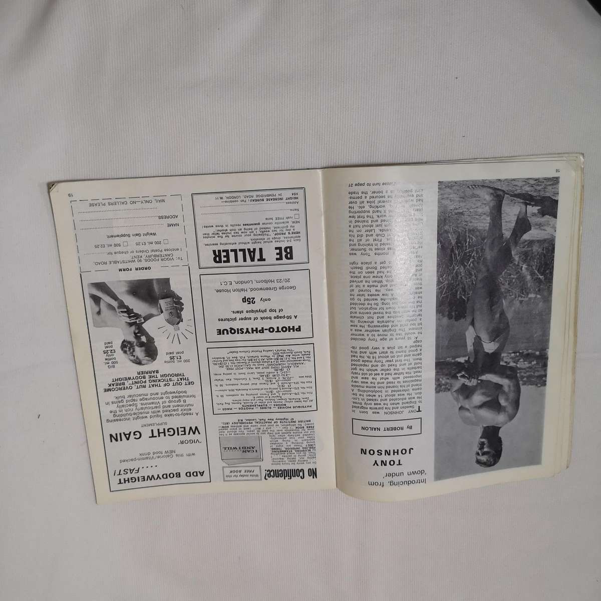 1971 HEALTH and STRENGTH bodybuilding muscle magazine NABBA GIRLS (UK)- Rare Vintage