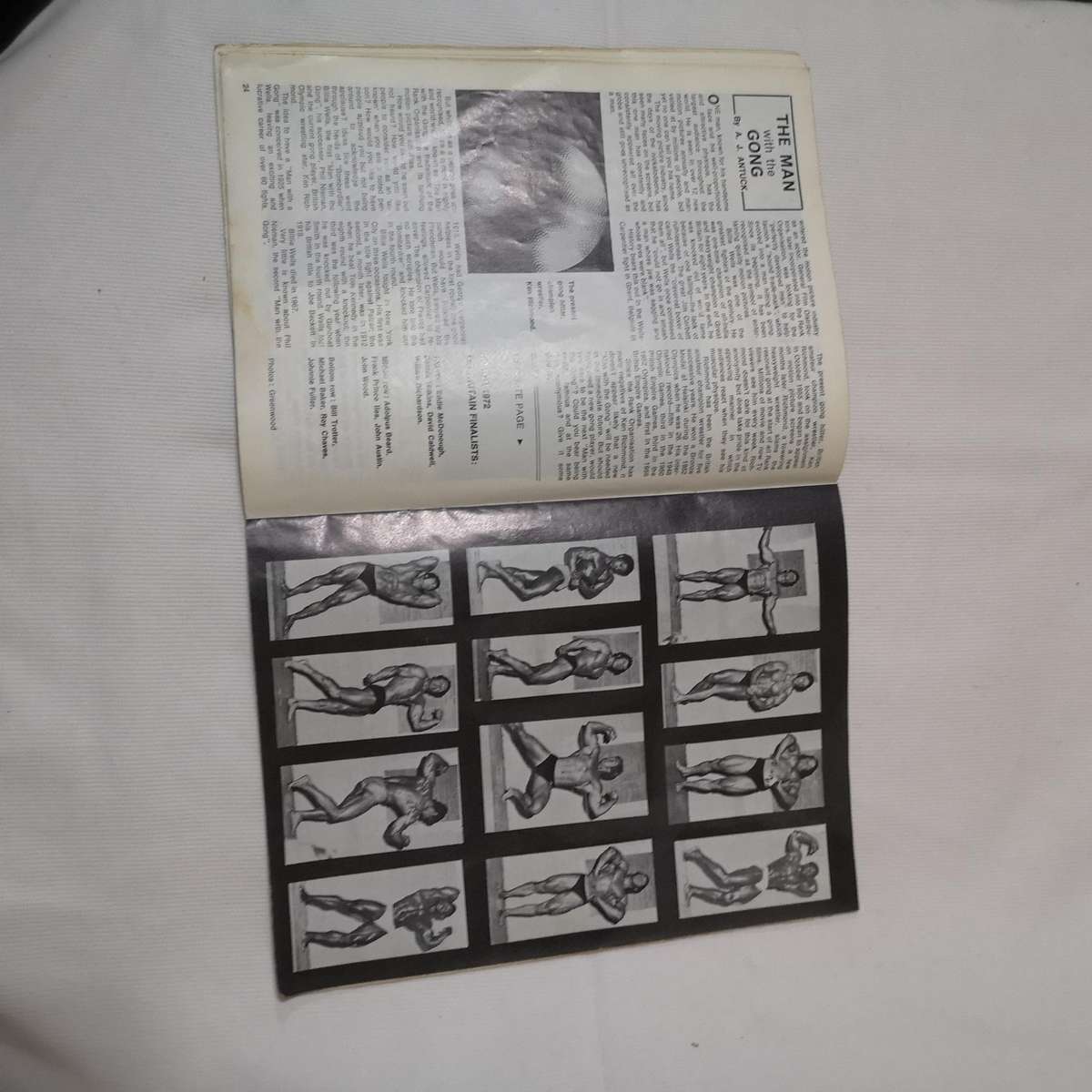 1971 HEALTH and STRENGTH bodybuilding muscle magazine NABBA GIRLS (UK)- Rare Vintage