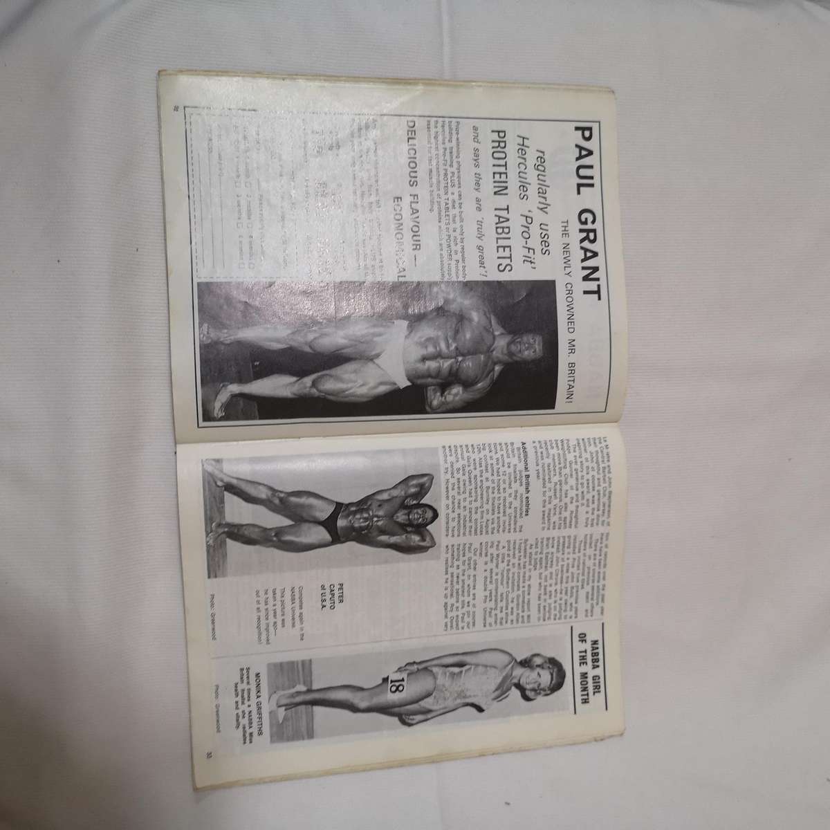1971 HEALTH and STRENGTH bodybuilding muscle magazine NABBA GIRLS (UK)- Rare Vintage